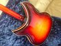 Mar 2009 Rickenbacker 381/6 V69, Amber Fireglo: Body - Rear