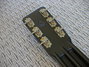 Rickenbacker B Post War/6 LapSteel, Black: Headstock - Rear