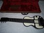 Rickenbacker B Post War/6 LapSteel, Black: Full Instrument - Front