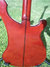 Apr 1978 Rickenbacker 4001(LH)/4 Mod, Burgundy: Body - Rear
