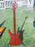 Rickenbacker 4001/4 Mod, Burgundy: Full Instrument - Rear