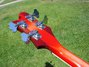 Rickenbacker 4003/4 Mod, Fireglo: Headstock - Rear