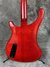 Feb 2013 Rickenbacker 4004/4 Cii, Trans Red: Body - Rear