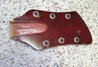 Rickenbacker 625/6 Mod, Burgundy: Headstock