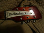 Rickenbacker 620/6 , Fireglo: Headstock