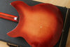 Oct 1971 Rickenbacker 330/6 , Fireglo: Body - Rear