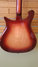 Jul 1991 Rickenbacker 610/6 VB, Fireglo: Body - Rear