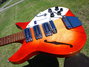 Rickenbacker 1996/6 f hole, Fireglo: Body - Front