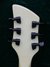 Rickenbacker 620/6 BH BT, White: Headstock - Rear