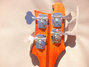 Rickenbacker 4001/4 Mod, Fireglo: Headstock - Rear