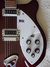 Rickenbacker 360/6 , Burgundy: Close up - Free2