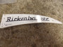 Rickenbacker 4001/4 Mod, Fireglo: Headstock