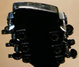 Rickenbacker 330/12 BH BT, Jetglo: Headstock - Rear