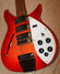 Rickenbacker 1996/6 f hole, Amber Fireglo: Body - Front