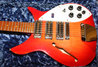 Rickenbacker 1996/6 f hole, Amber Fireglo: Close up - Free