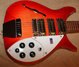 Rickenbacker 1996/6 f hole, Amber Fireglo: Close up - Free2