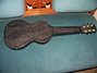 Rickenbacker 59/6 LapSteel, Black crinkle: Neck - Rear