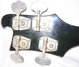 Rickenbacker 4001/4 , Jetglo: Headstock - Rear
