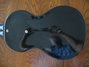 Dec 1944 Rickenbacker B Post War/6 LapSteel, Black: Body - Rear