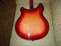 Mar 1998 Rickenbacker 360/6 , Fireglo: Body - Rear