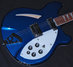 Rickenbacker 360/6 , Midnightblue: Close up - Free2