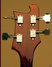 Rickenbacker 4001/4 , Burgundy: Headstock - Rear