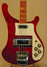 Rickenbacker 4001/4 , Burgundy: Body - Front