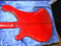 Rickenbacker 4001/4 , Burgundy: Full Instrument - Rear