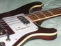 Rickenbacker 4001/4 , Burgundy: Close up - Free