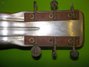Rickenbacker 59/6 LapSteel, Black: Headstock - Rear