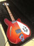 Rickenbacker 4005/8 PW Refin, Fireglo: Full Instrument - Front