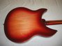 Rickenbacker 330/6 , Fireglo: Body - Rear