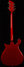 Rickenbacker 620/6 , Ruby: Full Instrument - Rear