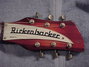 Sep 1965 Rickenbacker 365/6 O.S., Fireglo: Headstock