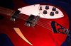 Rickenbacker 330/6 , Burgundy: Close up - Free2