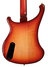 Dec 2013 Rickenbacker 4004/4 Cii, Fireglo: Body - Rear