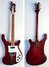 Rickenbacker 480/6 , Burgundy: Neck - Rear