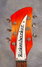 Rickenbacker 615/6 , Fireglo: Headstock