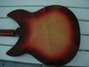 Oct 1966 Rickenbacker 340/6 , Fireglo: Body - Rear