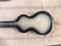 Dec 1936 Rickenbacker 59/6 LapSteel, Gray Sunburst: Body - Rear