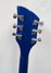 Rickenbacker 330/6 , Midnightblue: Headstock - Rear