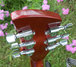 Rickenbacker 320/6 , Fireglo: Headstock - Rear