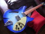 Rickenbacker 330/6 , Blueburst: Full Instrument - Rear
