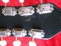 Rickenbacker 950/6 Tulip, Jetglo: Headstock - Rear