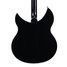 Mar 2013 Rickenbacker 330/6 , Jetglo: Body - Rear