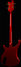Rickenbacker 4004/4 Cii, Ruby: Full Instrument - Rear