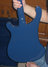Dec 1973 Rickenbacker 4001/4 , Azureglo: Body - Rear