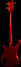 Rickenbacker 4004/4 Cii, Ruby: Full Instrument - Rear