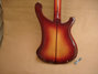 May 1976 Rickenbacker 4001(LH)/4 , Fireglo: Body - Rear