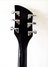Rickenbacker 330/6 Mod, Jetglo: Headstock - Rear